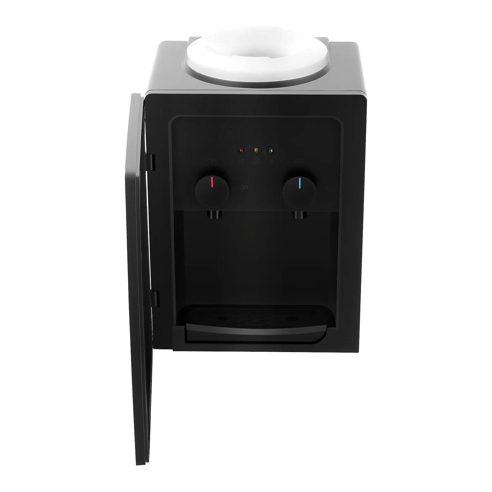 550W Desktop Water Dispenser Stainless Steel Liner PP Material 270x235x370mm 3kg Fast Heating & Cooling Dual-Use Water Dispenser
