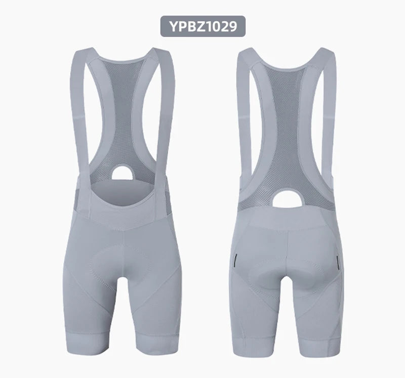 YKYWBIKE Men's Cycling Bib Shorts Road Bike Bibs Bicycle Tights Cycling MTB Bib Pants  with 6 Hours Padded Belgium Padding