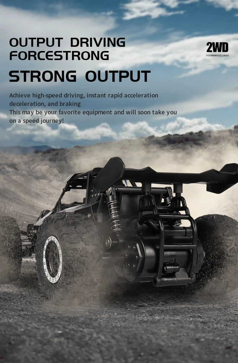 Oike RC Car 1:16 Model With LED Lights Radio Off-road Remote Control Climbing Vehicle Outdoor Cars Drift Race Toys Boys Gifts