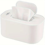 Baby Wipe Warmer with Digital Display Large Capacity Baby Wet Wipes Warmer Dispenser USB Powered, Adjustable Temperature Heating
