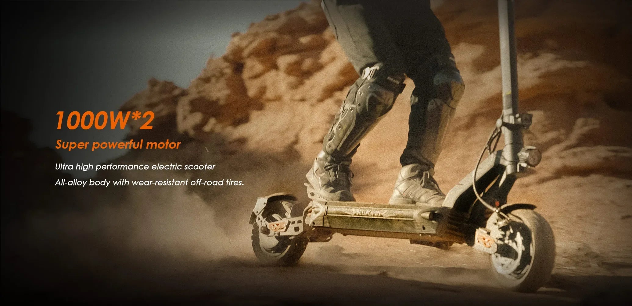 KuKirin G2 Master Electric Scooter 1000W*2 Dual Motor 52V 20.8Ah 60km/h Max Speed Front&Rear Disc Brake Hydraulic Shock Absorber
