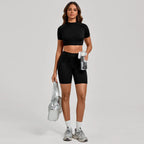 Seamless Yoga Sets Sports Fitness High Waist Hip-lifting Shapeing Trousers Backless Bra Suit Workout Gym Leggings Sets for Women