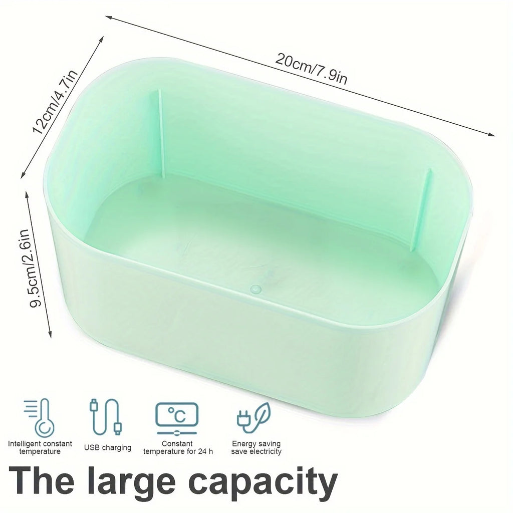 Baby Wipe Warmer with Digital Display Large Capacity Baby Wet Wipes Warmer Dispenser USB Powered, Adjustable Temperature Heating