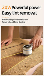 Electric Lint Remover Fabric Shaver LCD Display USB Rechargeable Portable Clothes Fuzz Remover Hair Balls Trimmer for Home