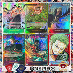 One Piece Roronoa Zoro Series Set Championship Treasure Cup Promo Anime Collectibles DIY Replica Cards Texture Card