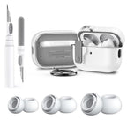 For AirPods Pro 2 Case Cover with Cleaner Kit,Shockproof Protective Case for Apple AirPod Pro 2nd 1st Generation Case
