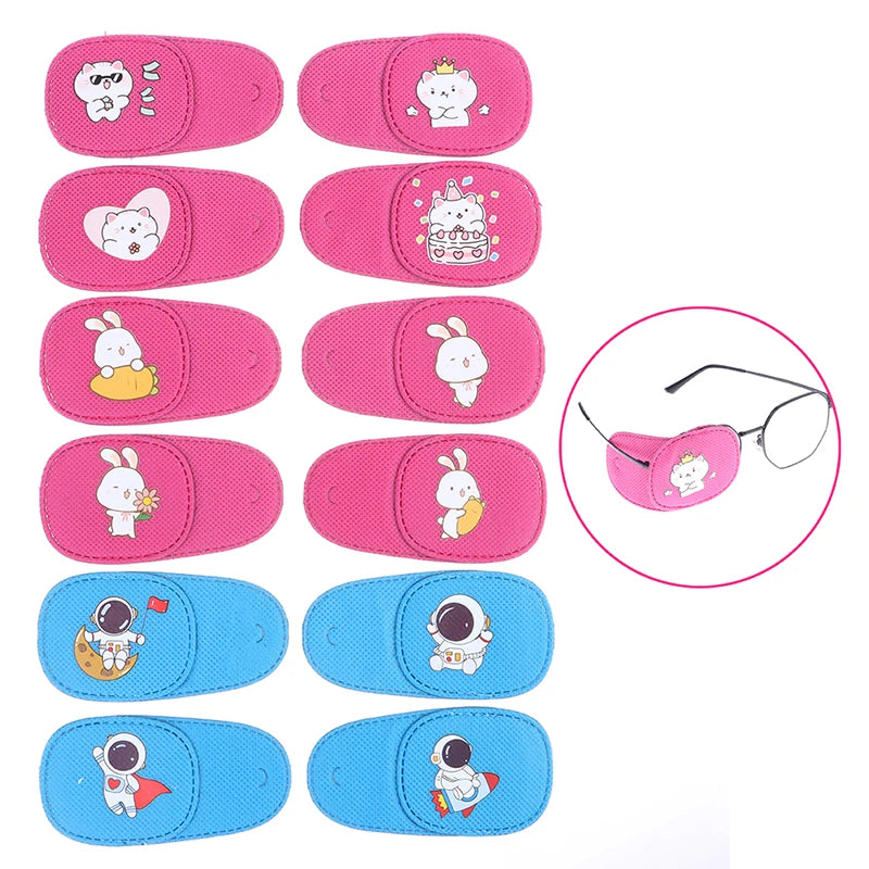 6pc/set Children Health Care Kids Child Occlusion Medical Lazy Eye Patch Eyeshade For Kids Strabismus Treatment Vision Care
