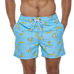 Escatch Brand Summer Mens Shorts Fashion Polyester Quick Dry Board Shorts Male Sport Gym Swimsuit Surf Swim Trunks For Man