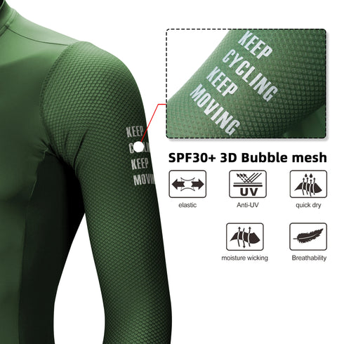 DAREVIE Cycling Jersey Small Size SPF 50+ Training Level Men Women Long Sleeves Cycling Jersey Breathable Man Cycling Maillott