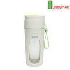 Portable Juicer Mini Electric Blender Multifunction Juice Maker Machine Fruit Mixers Extractors Smoothies Mixer 8 Blades 3000mAh