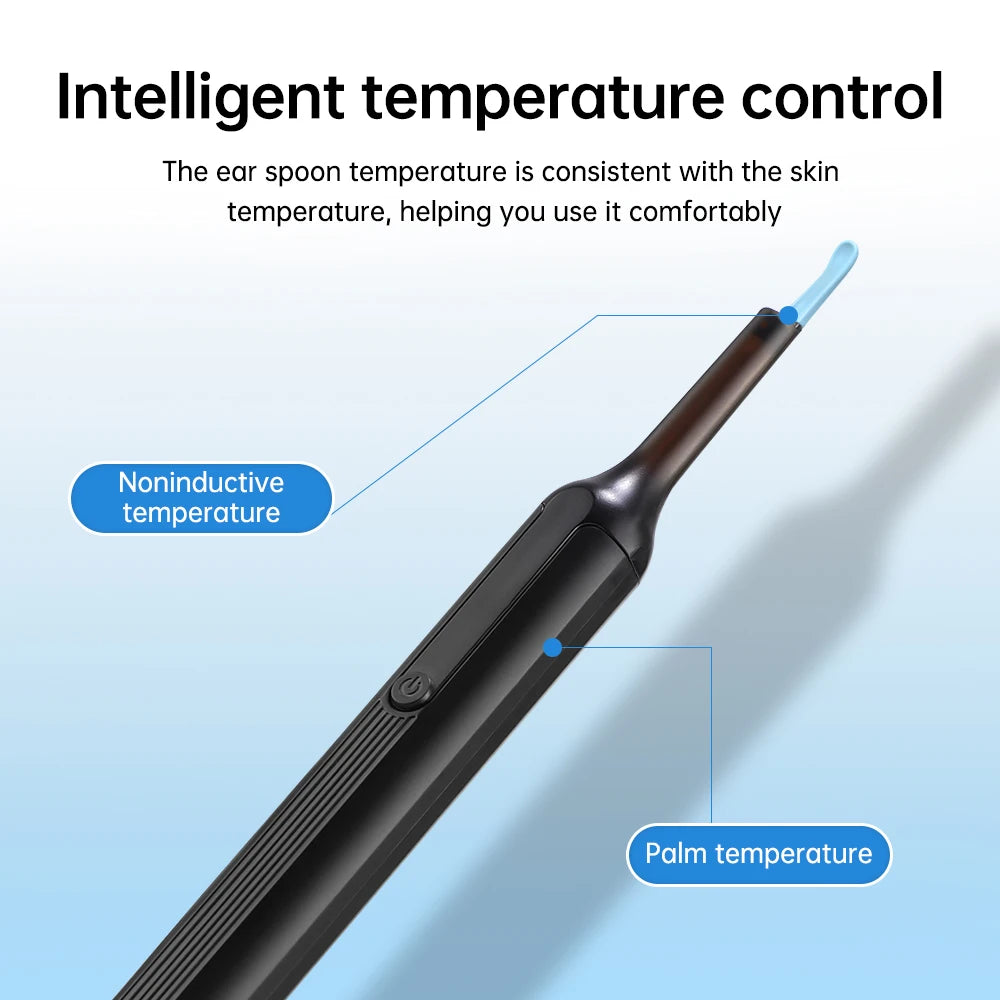 Visual Ear Wax Cleaner with Camera Safe Earwax Removal Endoscope with Camera Luminous Otoscope Ear Cleaning Tools Ear Care