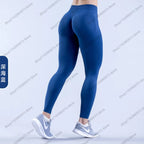 Women's High Waist Seamless Yoga Leggings Tummy Control Butt Lifting Workout Pants Soft Athletic Leggings for Gym Fitnes Running