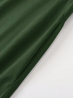 New In Dresses Solid Color A-line Skirts for Woman Clothing High Elastic Waist Long Skirt Women With Bow Elegant Women's Skirts