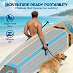 Inflatable Rise Up Paddle Board Stand-up Paddleboard Full Kits with Adjustable Paddle/Hand Pump for Outdoor Water Sports Surfing