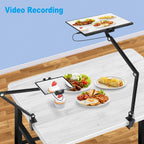 2025 Tablet Stand Holder for Ipad,Portable Monitor Stand Desk Mount for 15.6'' 16'' Screen,Aluminum Long Arm with Rotating