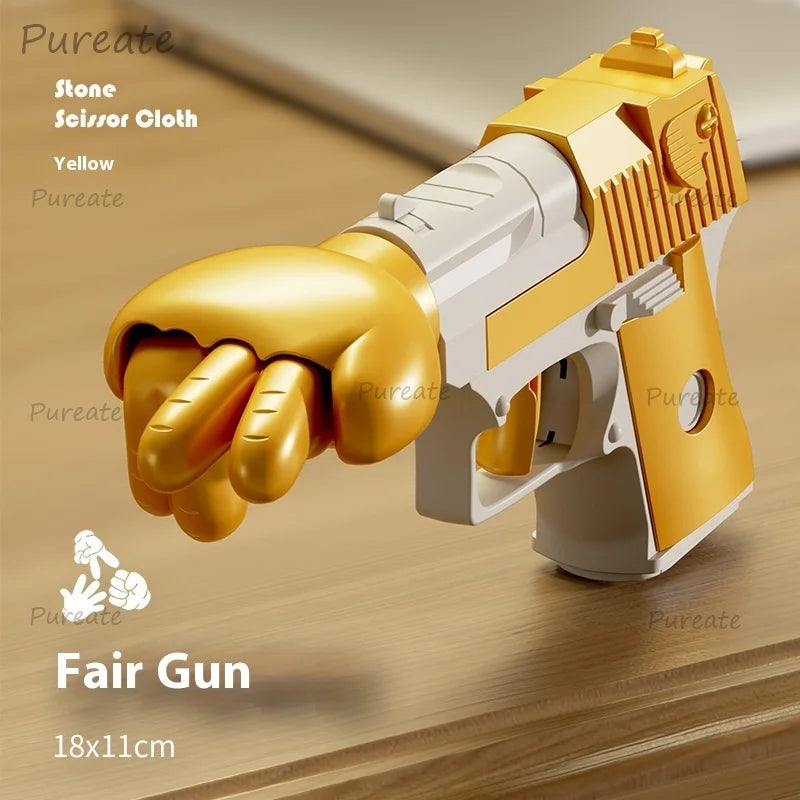 Finger-guessing Gun Scissors Rock Cloth Table Game Gun Props Tabletop Games Creative Party Props Decompression Toys