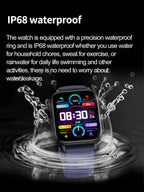 2025 New For XIAOM1 ECG+PPG Blood Fat Uric Acid Health Smartwatch Men Women Heart Rate Blood Pressure Bluetooth Call Smart Watch