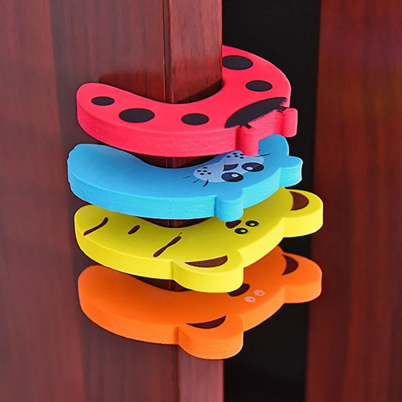 1PC Protection Baby Safety Cute Animal Security Door Stopper Furniture Baby Card Lock Newborn Care Children Kid Finger Protector