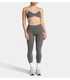 High Waist Leopard Print Yoga Pants, Butt Lifting Tummy Control Leggings 