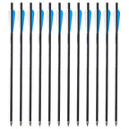 Carbon Crossbow Arrow with Replaced Arrowhead, Archery Bolts, Shooting Accessories, Hunting, ID8.8, OD7.6, 20"
