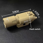 Tactical Light X300 X300U Nylon Pistol Gun Strobe LED Light Fit 20mm Rail Airsoft Hanging Hunting Flashlight