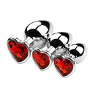 Metal Anal Plug for Women Men Couples Butt Plug Butt Toy Adult Game Masturbator Anal S/M/L Diamond Sex Toy for Adult Products
