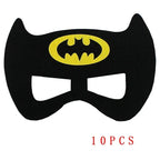 32/28/10 Pcs/Lot Superhero Mask Cosplay Christmas Halloween Kids Adult Carnival Party Props Children's Birthday Felt  Masquerade