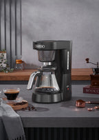HiBREW 3 in 1 America Drip Coffee Machine Pour Over Coffee Maker Glass Teapot Hot Tea Maker  750ML H12
