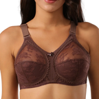 Large Size Sexy Bra for Women Ladies Underwear Translucent Lace Chiffon Wireless Minimizer Lingerie Brassiere Bralette Tops