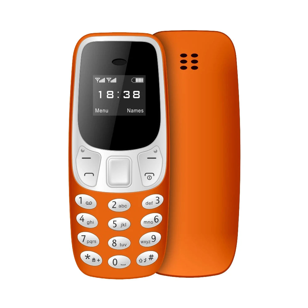 SERVO BM10 Mini Mobile Phone 2 SIM Card Bluetooth Earphone Voice Changer Dialer Low Radiation Sound Recording Small Cellphone