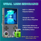 R36 Ultra Handheld WIFI Game Player 4 Inch IPS Screen Open Source Retro Video Player 64G/128G Memory up to 20000+ Games