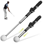 Golf Retractable Swing Trainer Golf Swing Retractable Stick Superior Golf Training Aid, Strength Training for Improved Shot Swin