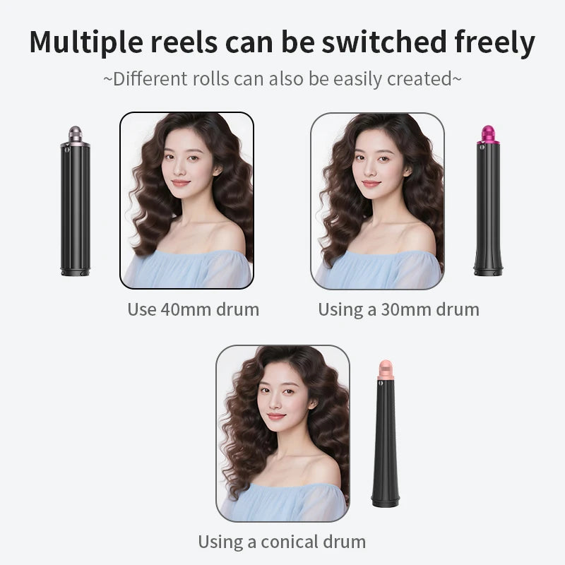 Automatic Curling Iron Hair Styling Tool for Hd15/16/17/18 Curling Wand 1.25 Inch Fast Heating Anti-Scald Ionic Hair Accessories Secondary image