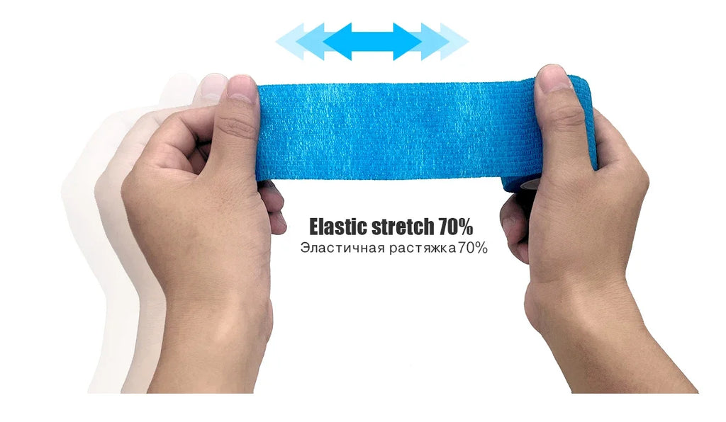 1/6pcs Colorful Athletic Wrap Tape Self Adhesive Elastic Bandage Elastoplast Sports Protector Knee Finger Ankle Palm Shoulder