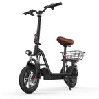 ISCOOTER i12 Adult Electric Scooter 500W Motor E- Scooter 36V7.5AH Battery Electric Scooter 12 Inch Road Tire Electric Scooter