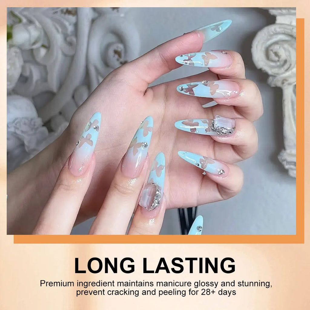 LIMEGIRL Gradient Gel Set Semi Permanent-High Glossy-Gradient-Colorful Nail Gel Polish Kit Soak Off Varnish for Nail Art Design