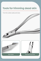 KK 11 in 1 Manicure Tools Professional Nail Clippers Set Stainless Steel Nail Cutter Pliers Scissors Kit Foot Care Hand Care