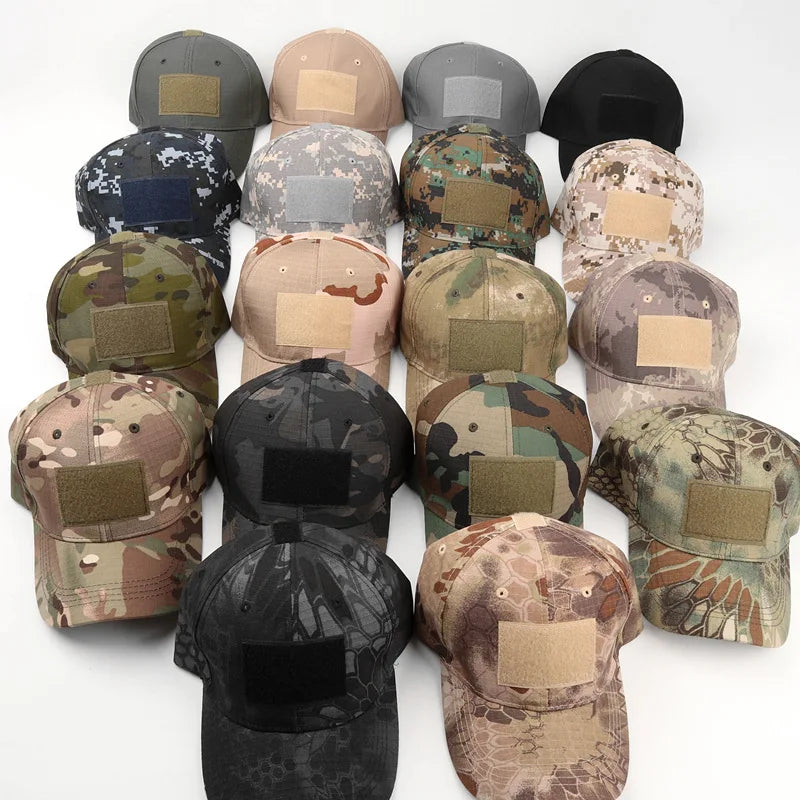 Men Camouflage Baseball Cap Camo Hat Camouflage Outdoor Sports Cap Camo Tactical Cap Hunting Fishing Hat For Men Women