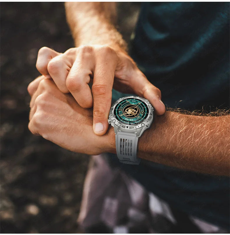Smart Watch for Men GPS Offline Maps 2G ROM 10ATM Waterproof Heart Rate Diving Skiing Hiking Rugged Durable Smartwatch Men Women