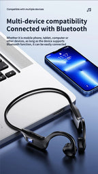 OnePlus Wireless Bone Conduction Headphones Bluetooth  Earphone Sport Swimming Bluetooth Compatible Headphone Hand-free With Mic