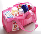 Portable Mummy Bag Bottle Storage Multi-Function Separate Bag Nappy Maternity Handbag Baby Tote Diaper Organizer