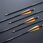 Carbon Crossbow Arrow with Replaced Arrowhead, Archery Bolts, Shooting Accessories, Hunting, ID8.8, OD7.6, 20"