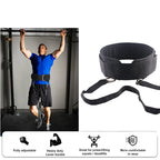 Thick 3 Layers Nylon Dip Belt For Pull Up&Squat Weightlifting,Durable and sturdy Belt for Strength Training,Professional Belt
