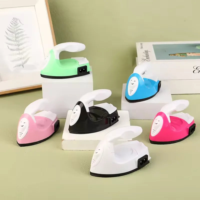 Mini Iron EU Plug Handmade DIY Electric Iron Craft Fuse beads tool Iron Sewing Tools Creative For Ironing Clothes Laundry Device
