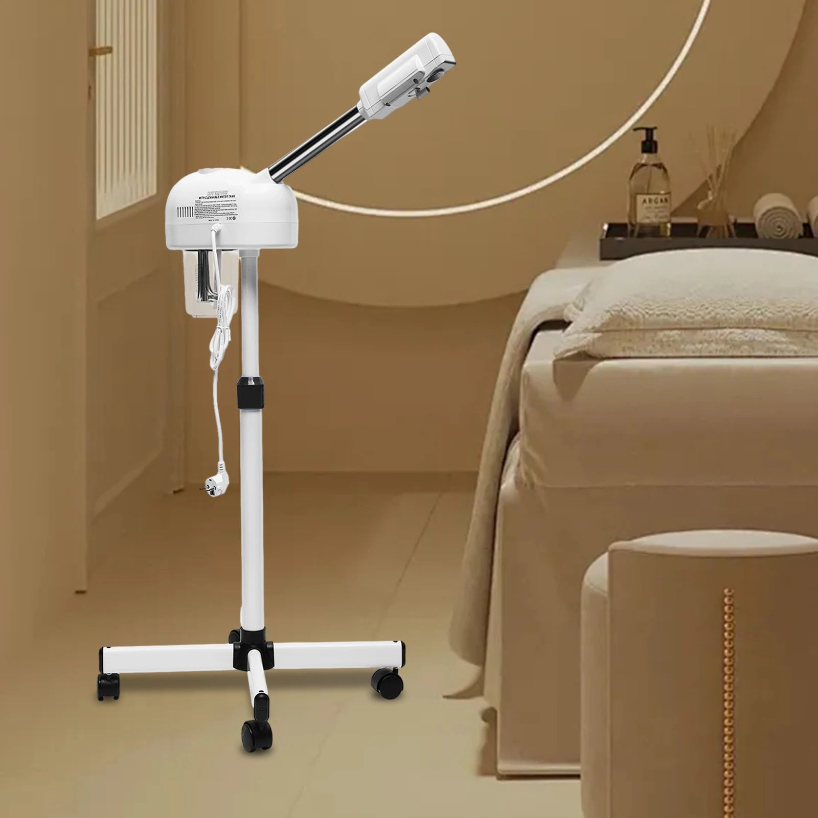 Professional 2 In 1 Ozone Facial Steamer with Automatic Power-Off Protection for Home Beauty Salon Spa Skin Care