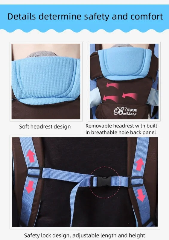 Baby Carrier Backpack 4 in 1 Things for Babies Accessories Kangaroo Accessory Sling Stuff Children's Newborn Infant Ergonomic