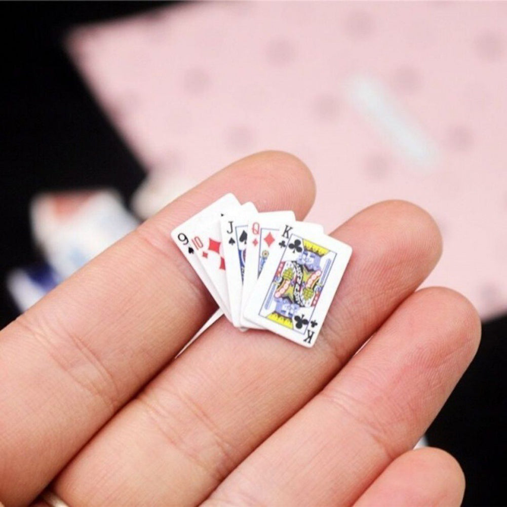 Small Mini Pokers House Portable Poker Chips Clear Playing Cards For Family Game Juegos de mesa