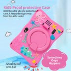 BDF Tablet for Kids 7 Inch Android 11 System 32 GB WiFi Bluetooth Dual Camera Educational Software Installed with Proof Case