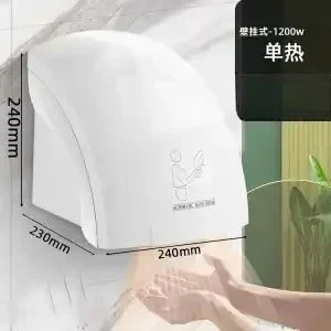 Automatic induction hand dryer Hotel commercial sanitary bathroom Intelligent blow  Hand dryer Household