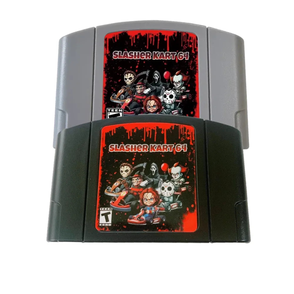 N64 Game Cassette, US Version, Slasher Kart 64， 64-bit English Game Cassette, Collection Hobbies, Toy Gifts